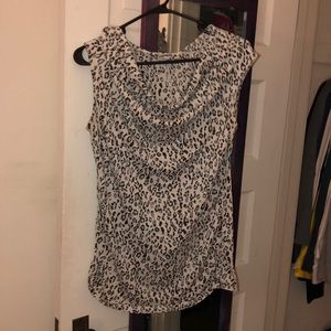 Express leopard print shirt